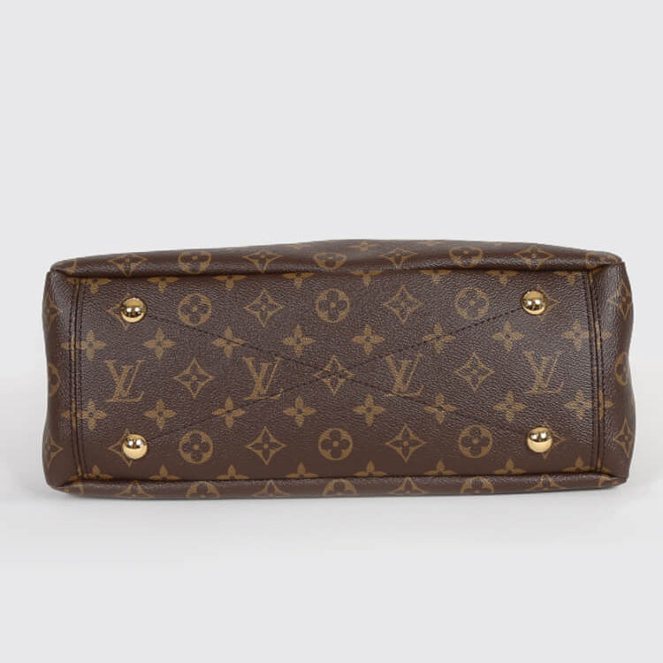 Louis Vuitton Pallas Monogram Handbag - Red/Brown