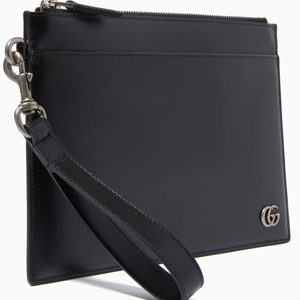 Gucci GG Marmont Smooth Pouch – Black