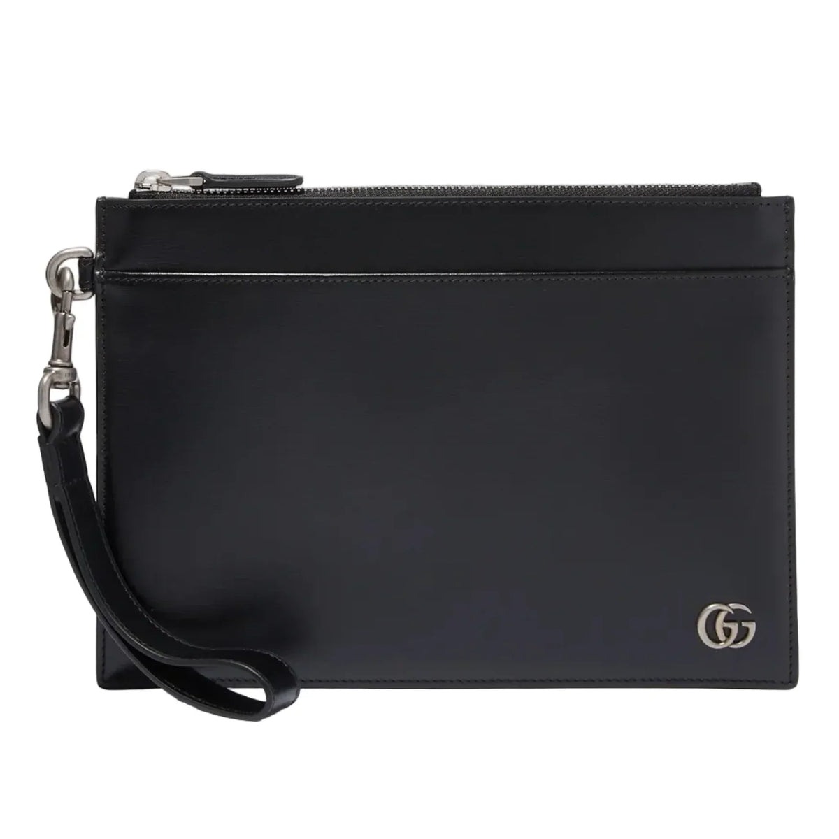 Gucci GG Marmont Smooth Pouch – Black