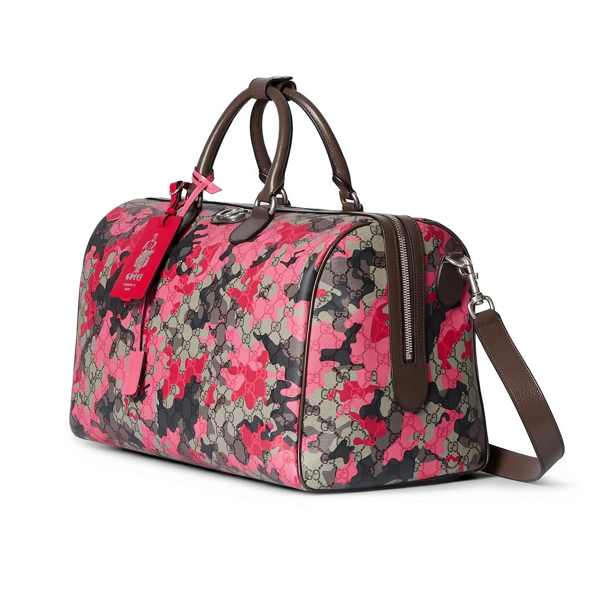 Gucci GG Duffle Bag - Camouflage Pink