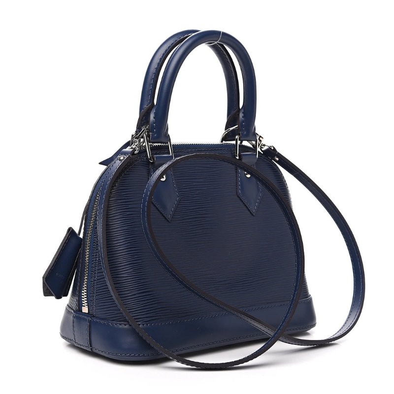 Louis Vuitton Epi Leather Alma BB Handbag - Indigo Blue