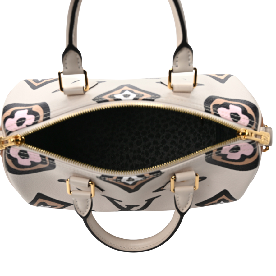 Louis Vuitton Wild At Heart Speedy Bandouliere 25 Handbag - Creme