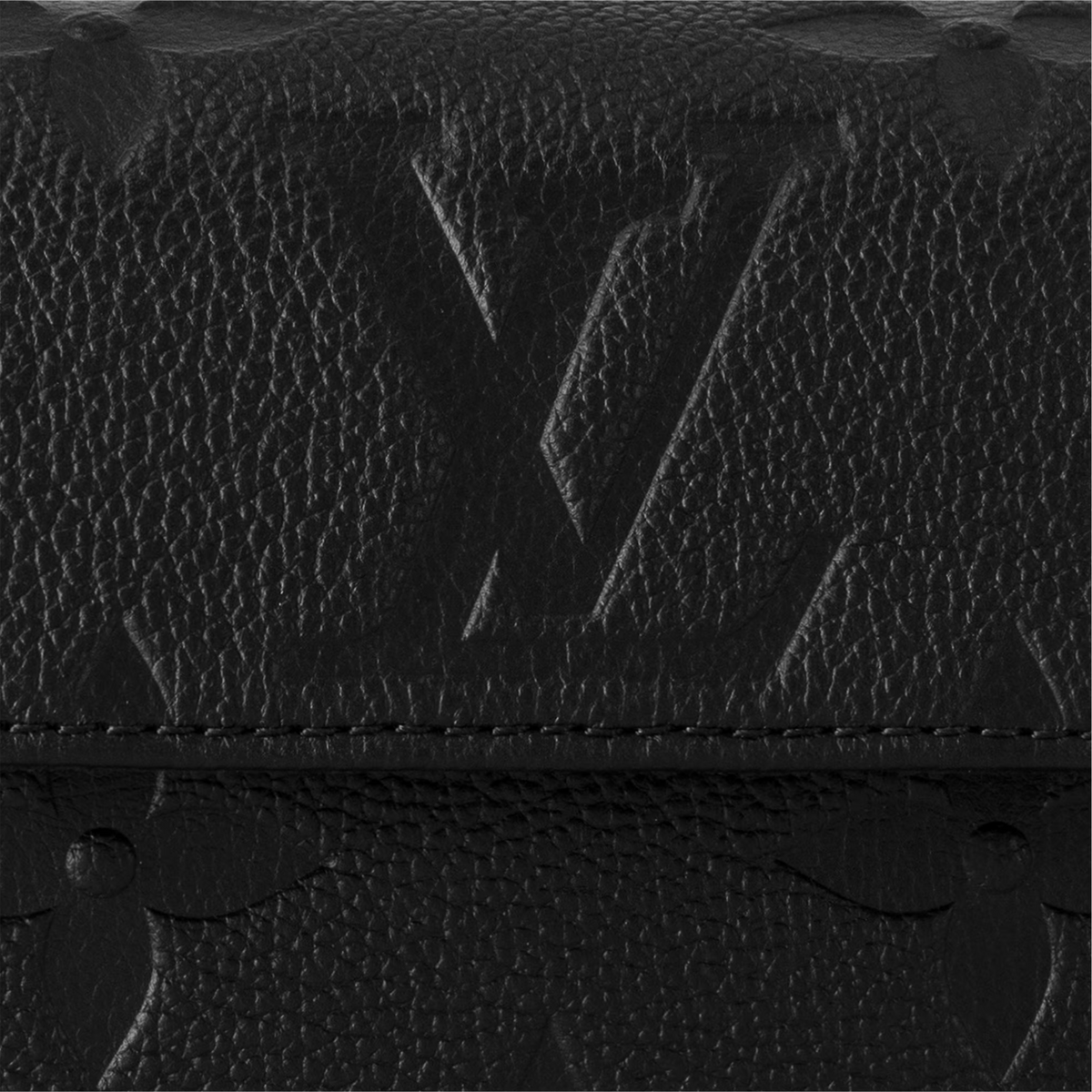 Louis Vuitton Wallet On Chain Ivy Clutch - Black
