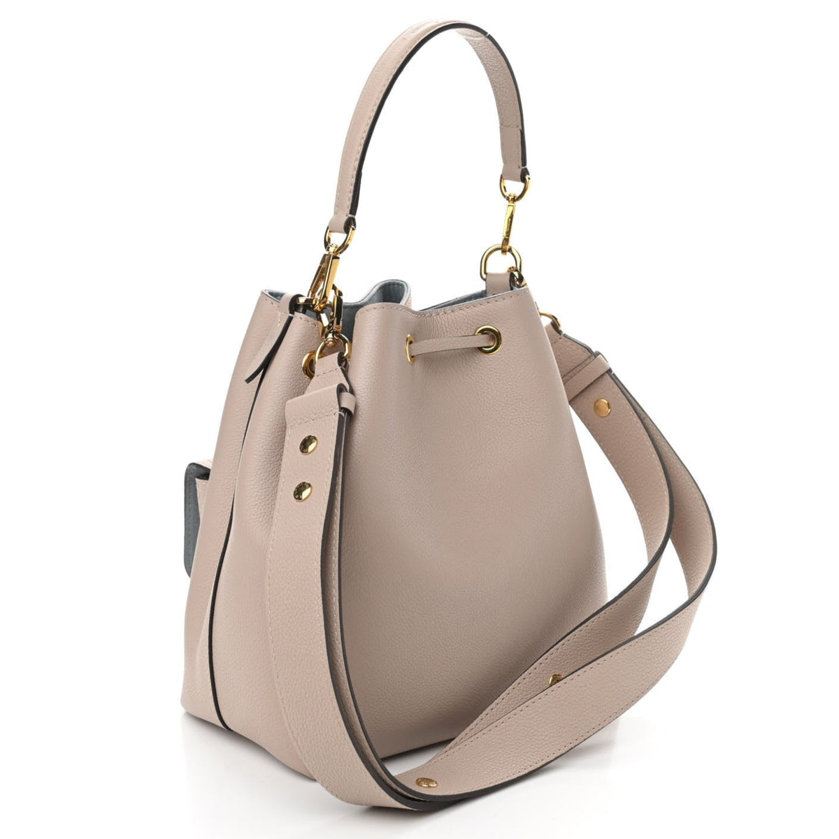 Louis Vuitton Lockme Bucket Shoulder Bag - Greige