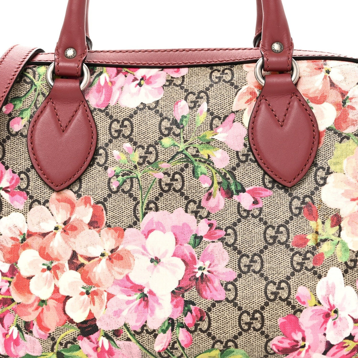 Gucci GG Supreme Top Handle Boston Bag – Brown