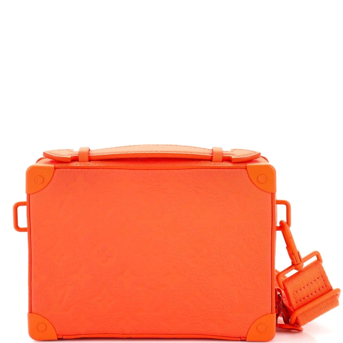Louis Vuitton Taurillon Monogram Handle Soft Trunk - Orange