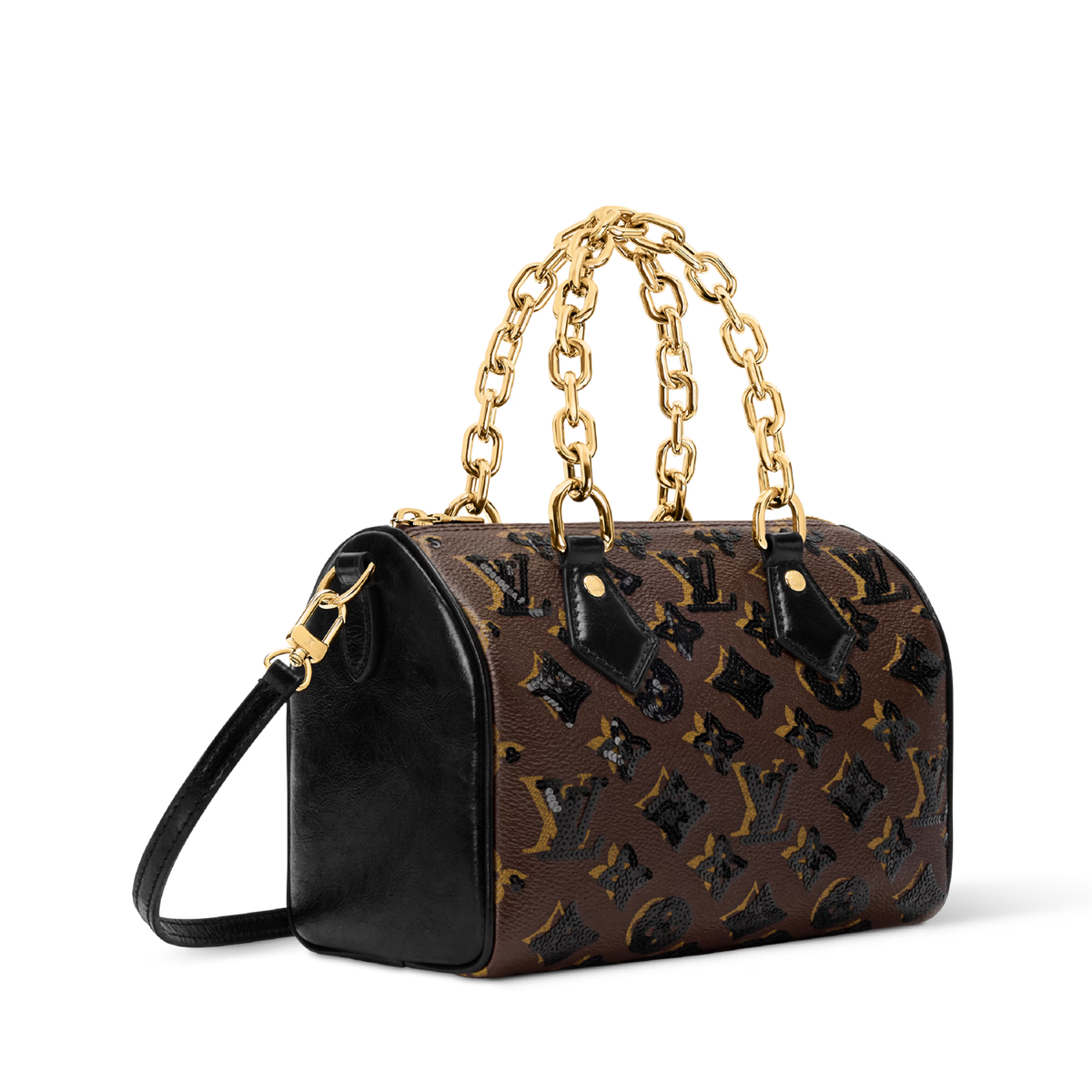Louis Vuitton Monogram Coated Canvas Speedy Bandoulière 20 Handbag – Brown