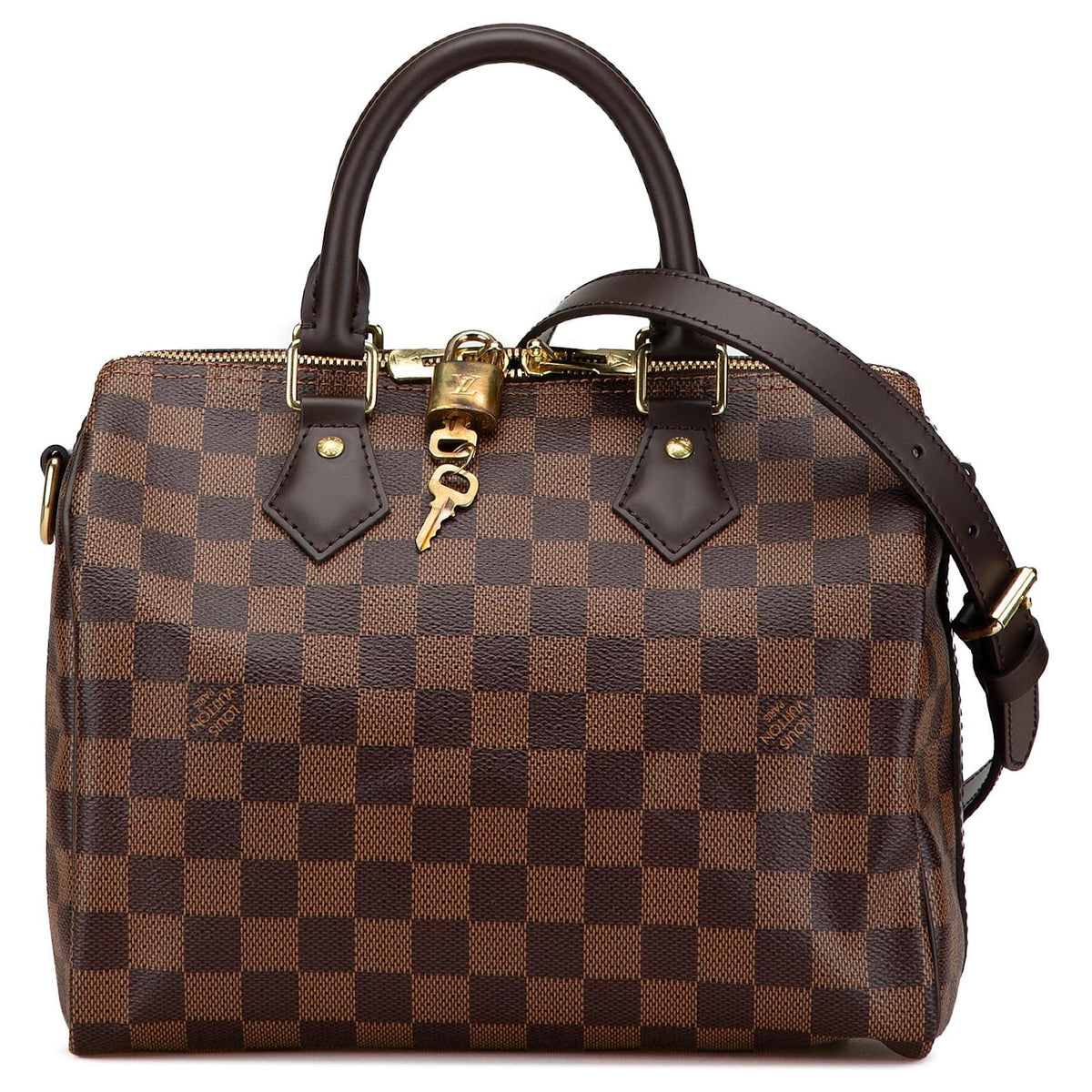 Louis Vuitton Speedy Bandoulière 25 Handbag - Damier Ebene Brown