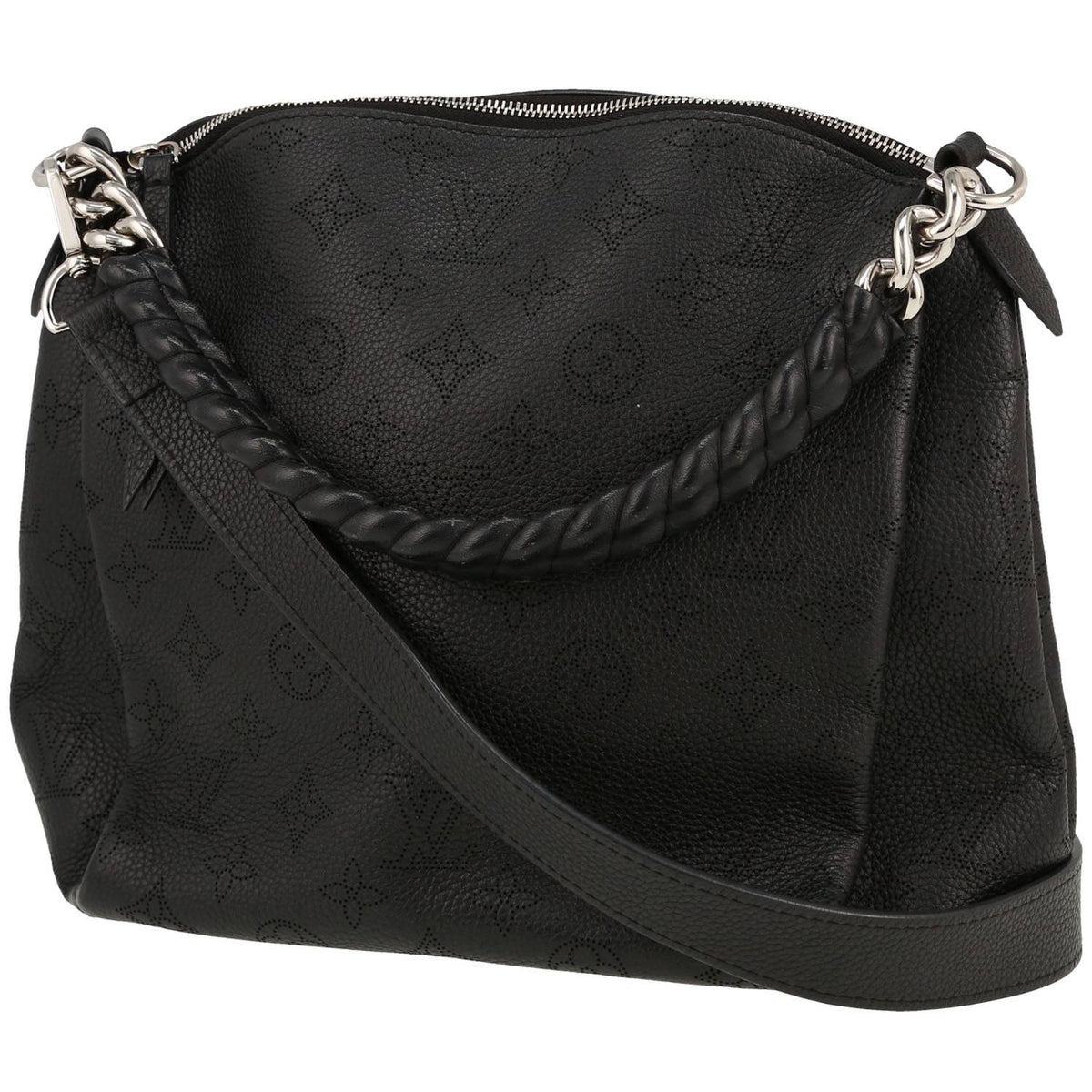 Louis Vuitton Mahina Babylone Chain BB Shoulder Bag - Black