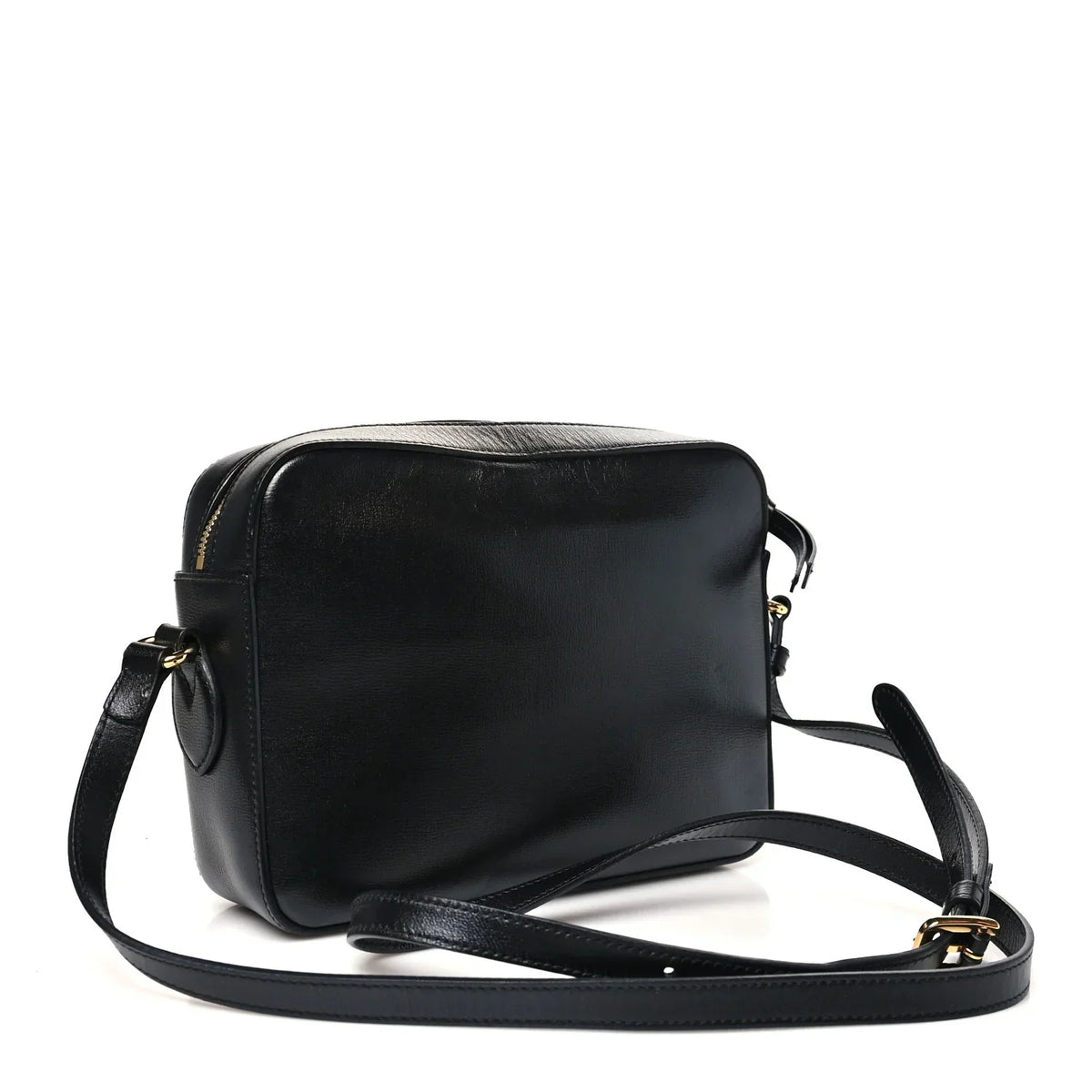 Gucci Horsebit 1955 Shoulder Leather Bag – Black