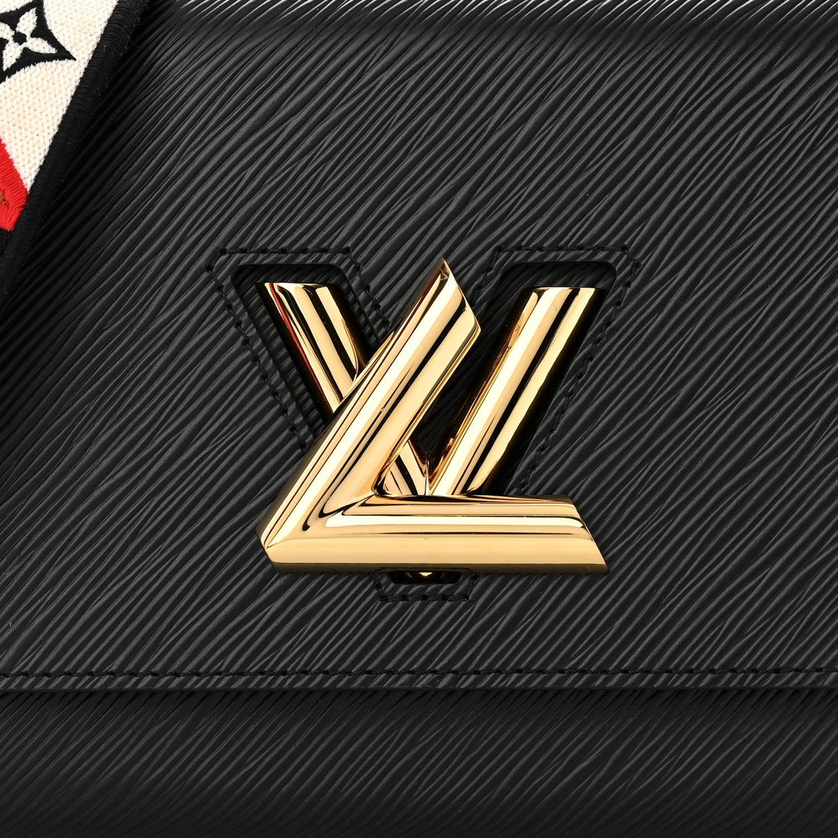 Louis Vuitton Epi Monogram Twist MM Shoulder Bag - Black