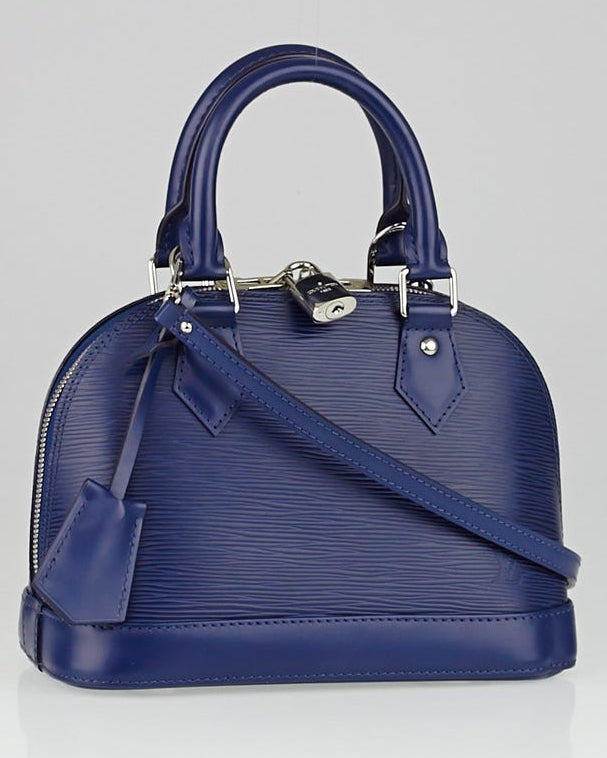 Louis Vuitton Epi Leather Alma BB Handbag - Indigo Blue