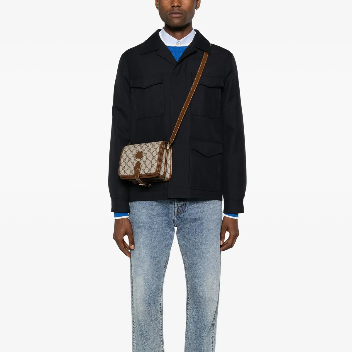 Gucci GG Supreme Mini Shoulder Bag – Beige