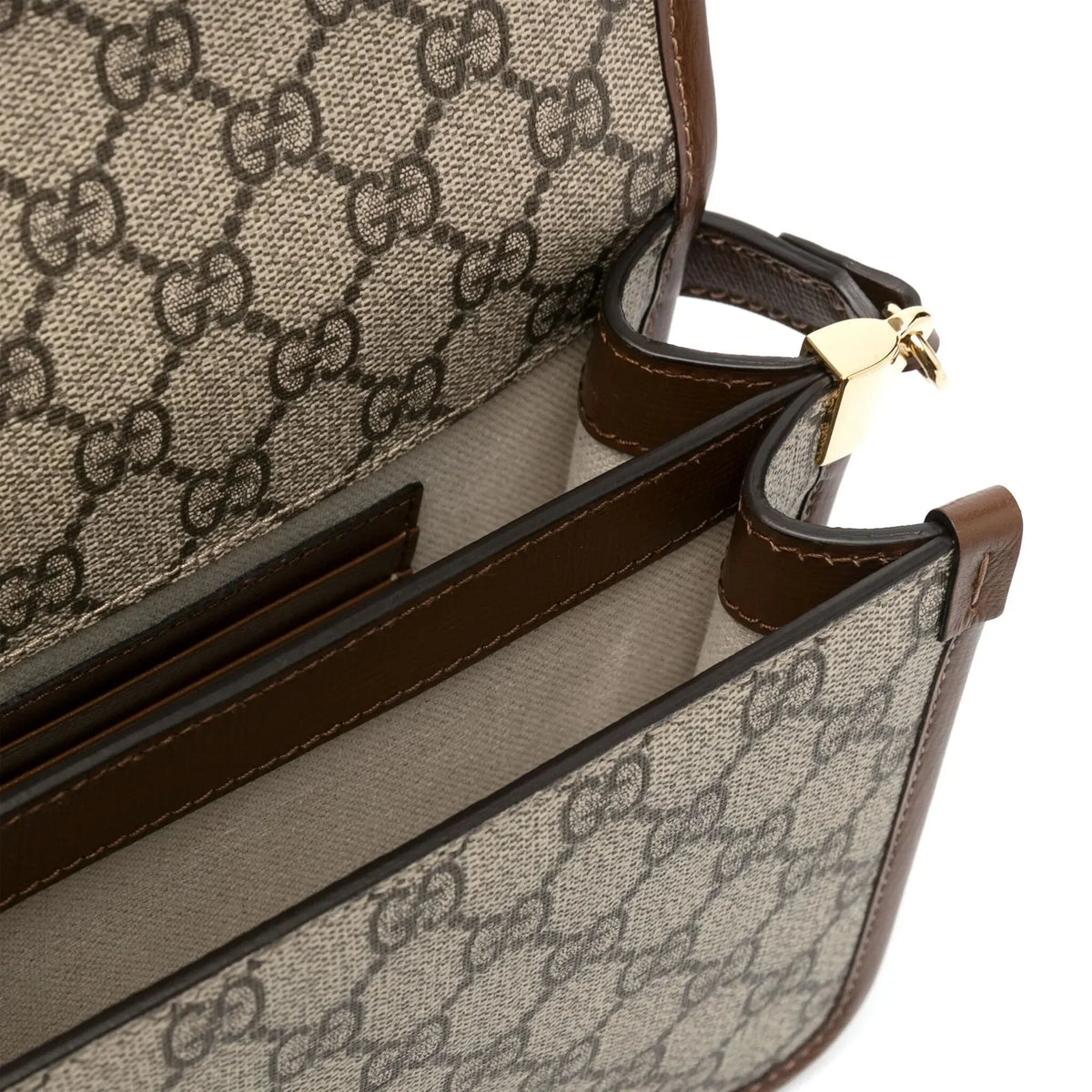 Gucci GG Supreme Mini Shoulder Bag – Beige