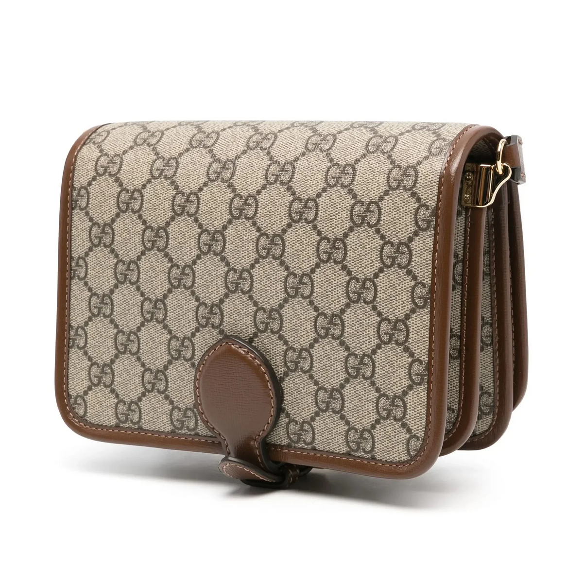 Gucci GG Supreme Mini Shoulder Bag – Beige