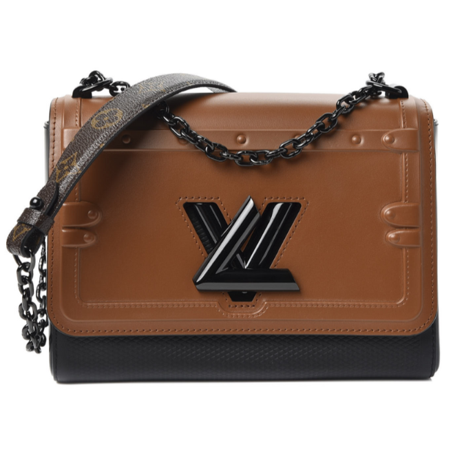 Louis Vuitton Calfskin Cruise Boots Twist MM Shoulder Bag - Brown Tan