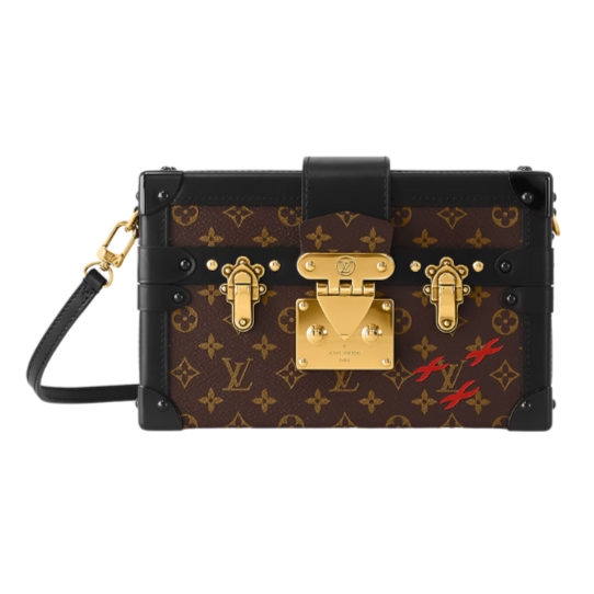 Louis Vuitton Petite Malle Shoulder Bag - Dark Brown