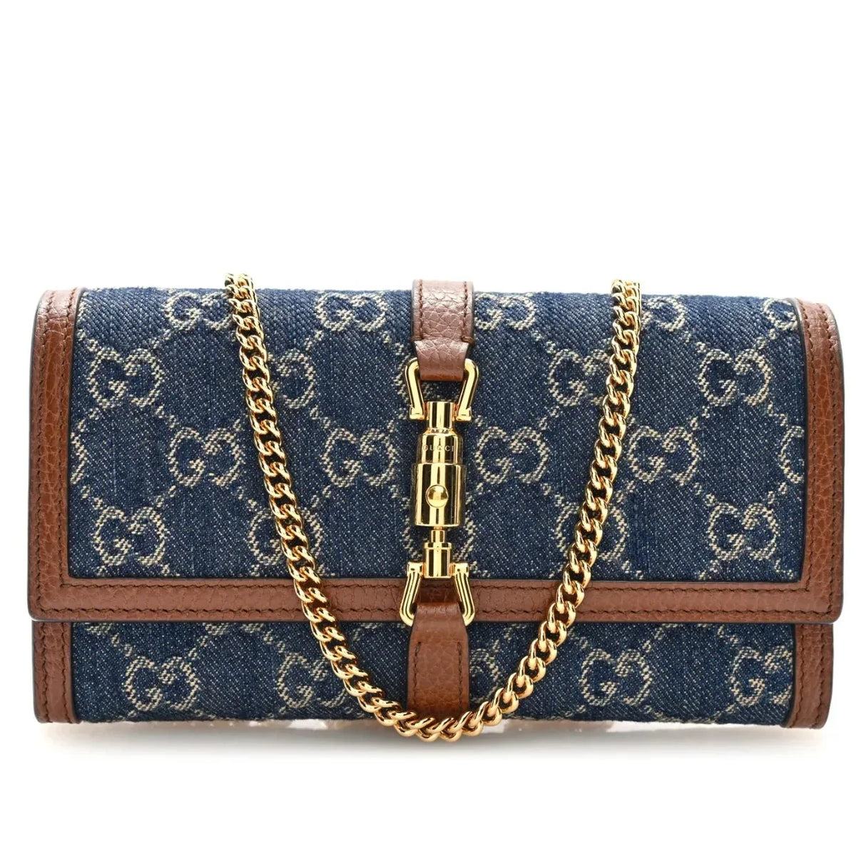 Gucci Jackie 1961 Chain Wallet – Gray