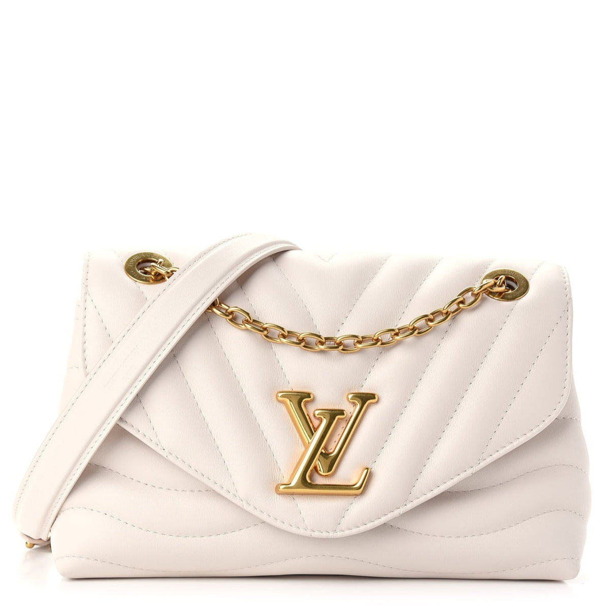 Louis Vuitton New Wave MM Chain Bag - Ivory