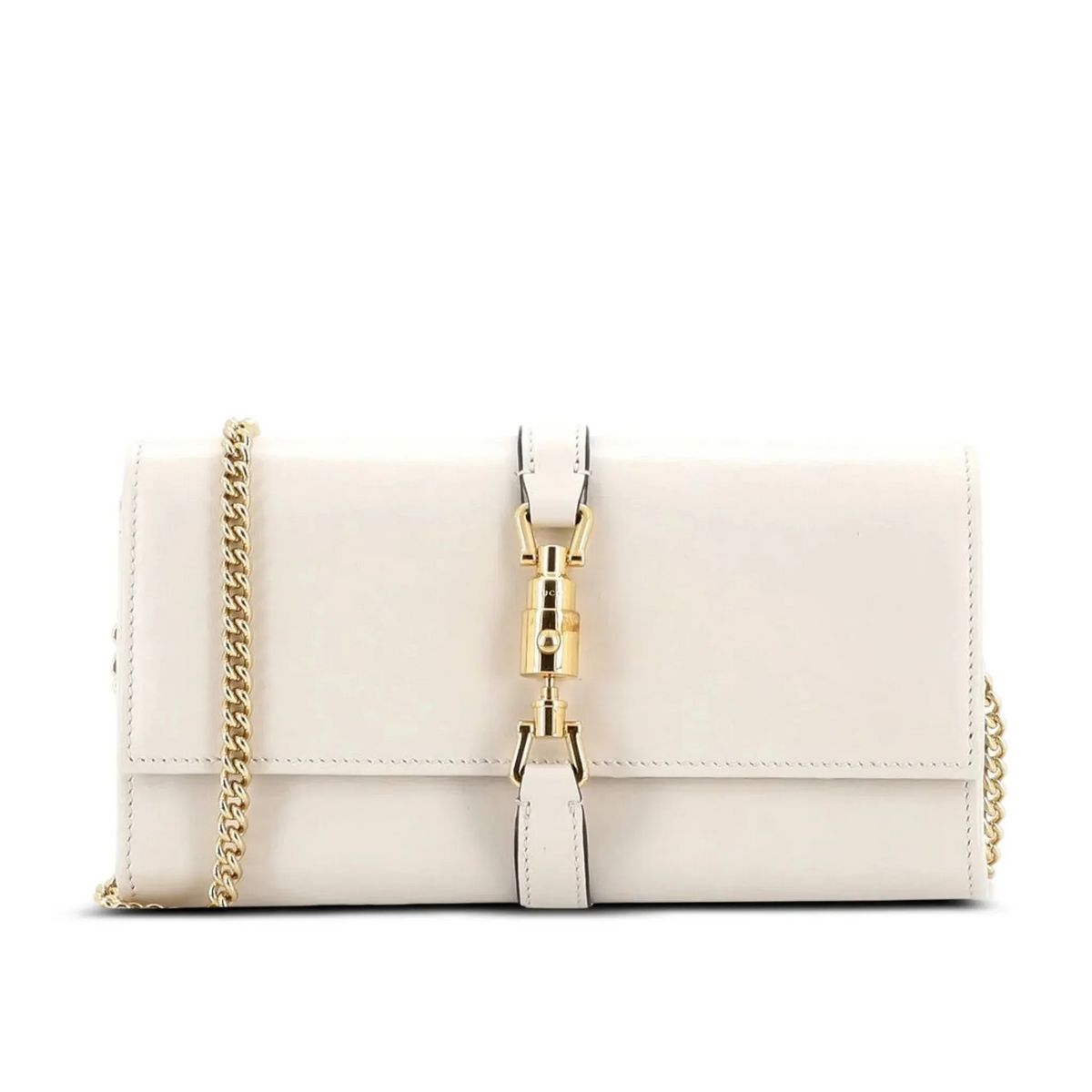 Gucci Jackie 1961 Chain Wallet – Cream White