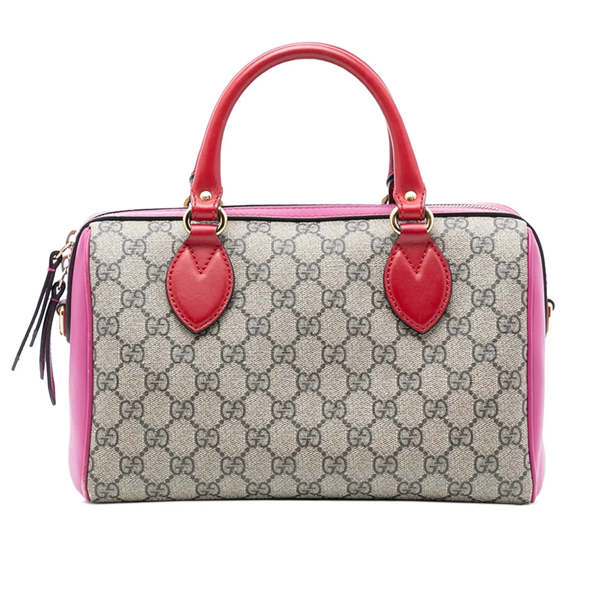 Gucci GG Supreme Boston Bag - Hibiscus Pink