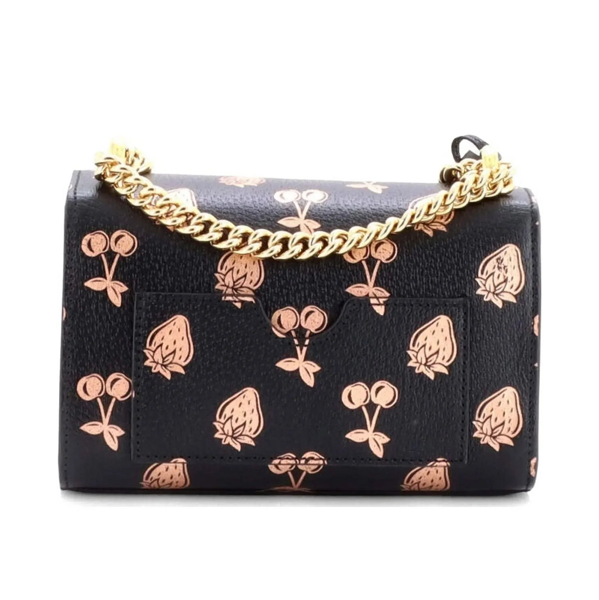 Gucci Padlock Berry Shoulder Bag – Black