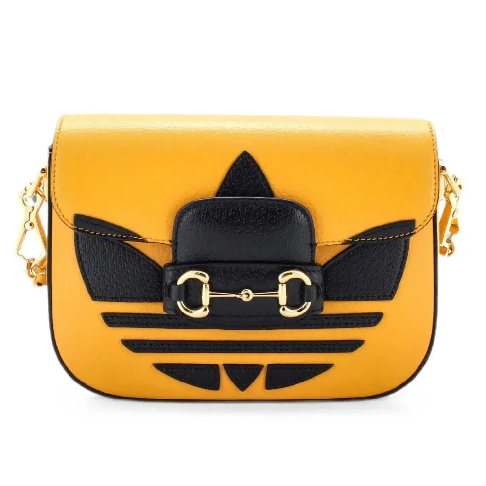 Gucci X Adidas Horsebit 1955 Mini Shoulder Bag – Yellow