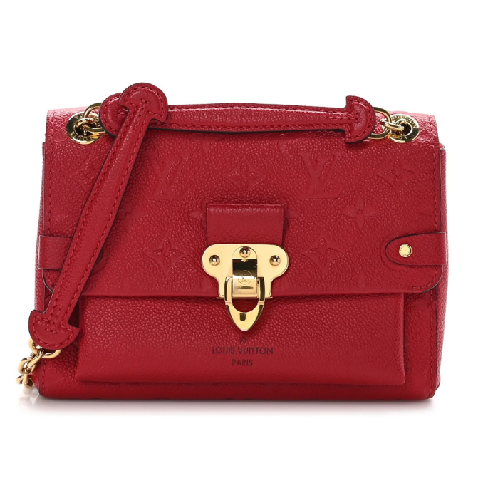 Louis Vuitton Monogram Empreinte Vavin BB Handbag - Scarlet Red