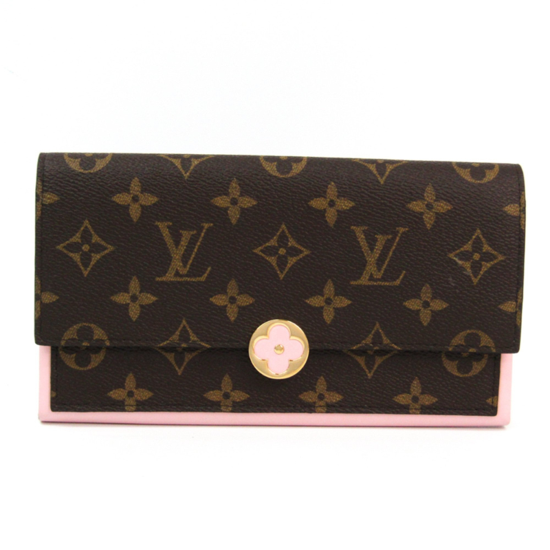 Louis Vuitton Monogram Canvas Flore Wallet - Rose Ballerine
