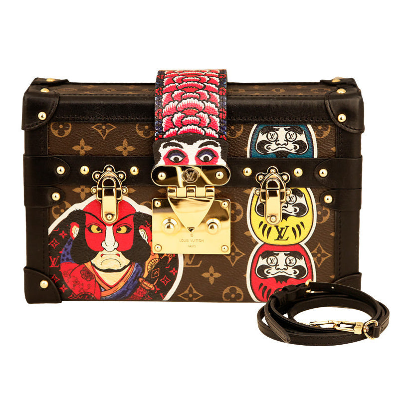 Louis Vuitton x Yamamoto Kansai Monogram Canvas Petite Malle Handbag - Brown