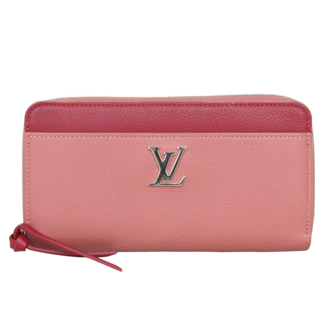 Louis Vuitton Zippy Lock Me Long Wallet - Pink