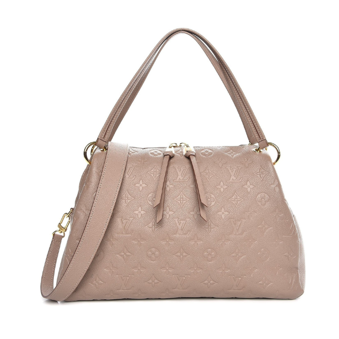 Louis Vuitton Monogram Empreinte Ponthieu PM Shoulder Bag - Beige