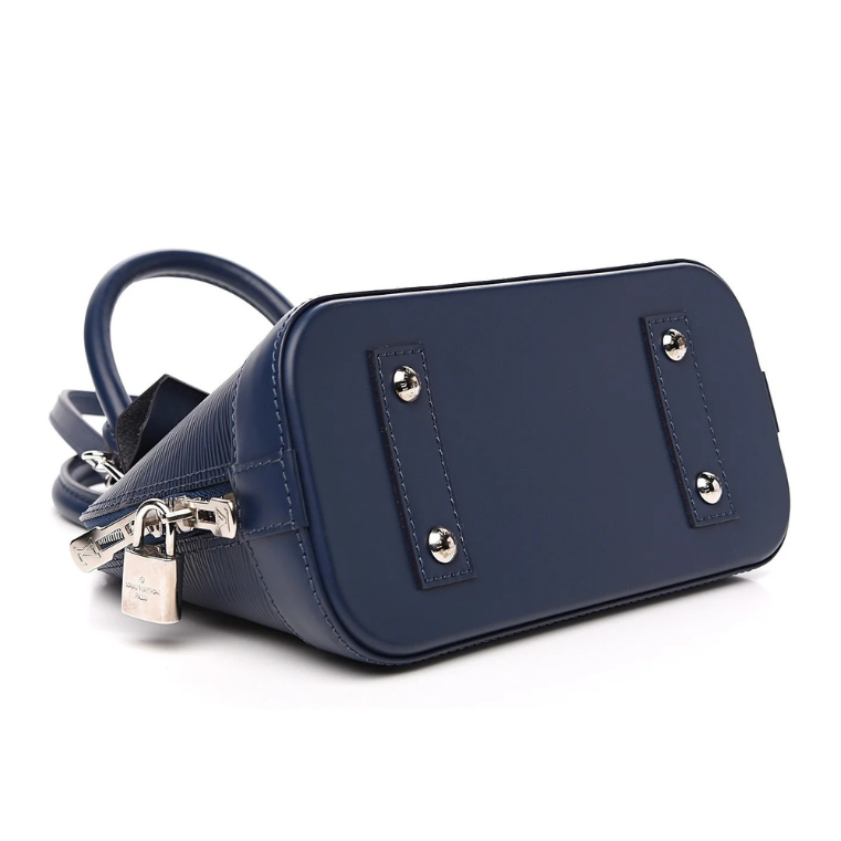 Louis Vuitton Epi Leather Alma BB Handbag - Indigo Blue