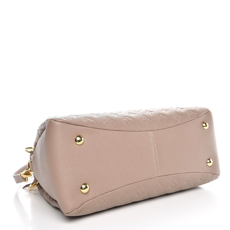 Louis Vuitton Monogram Empreinte Ponthieu PM Shoulder Bag - Beige