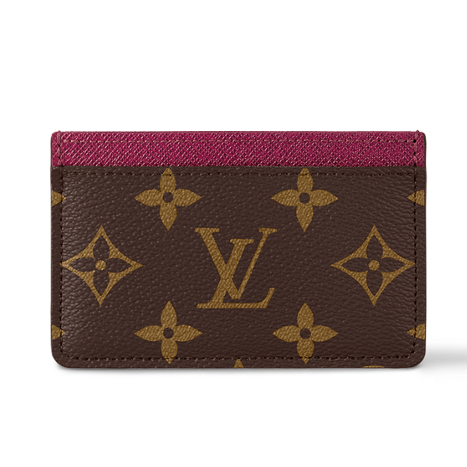 Louis Vuitton Monogram Canvas Card Holder - Fuchsia