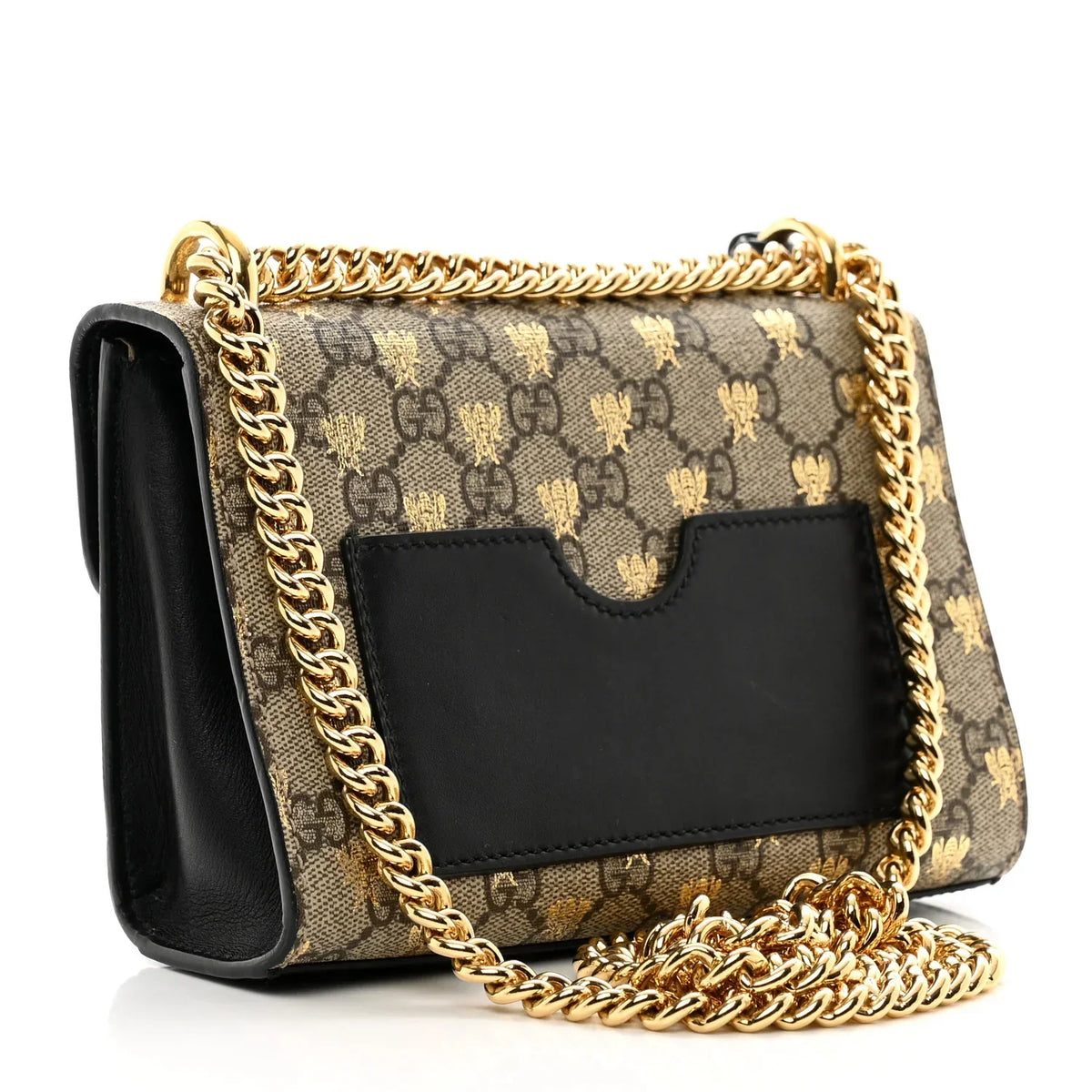Gucci GG Supreme Small Bees Shoulder Bag – Beige