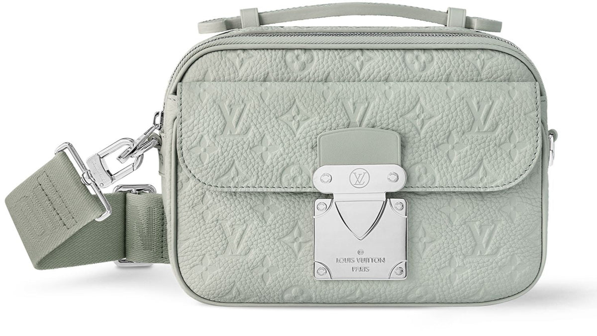 Louis Vuitton S Lock Messenger Shoulder Bag - Mineral Gray