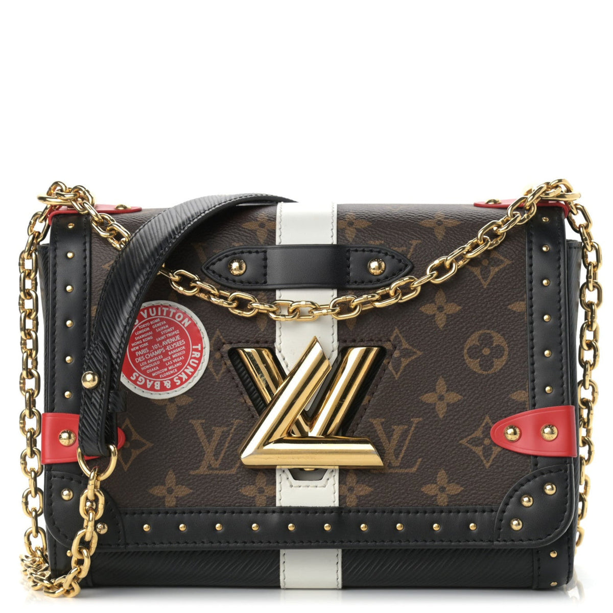 Louis Vuitton Epi Monogram Complice Trunks and Bags Twist MM Shoulder Bag - Brown