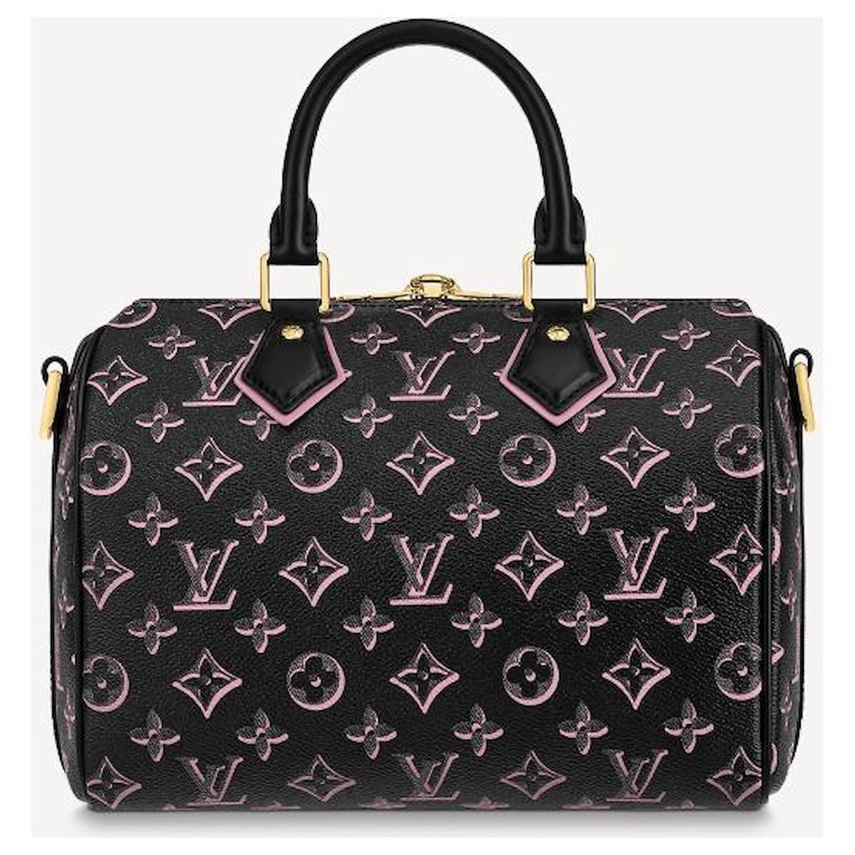 Louis Vuitton Monogram Fall for You Speedy Bandoulière 25 Handbag - Black