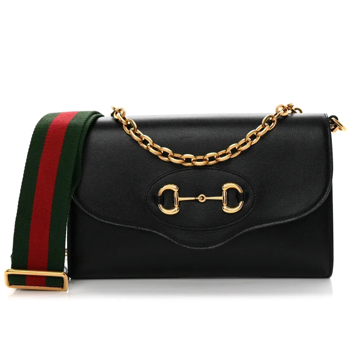 Gucci Azalea Horsebit 1955 Crossbody Bag – Black