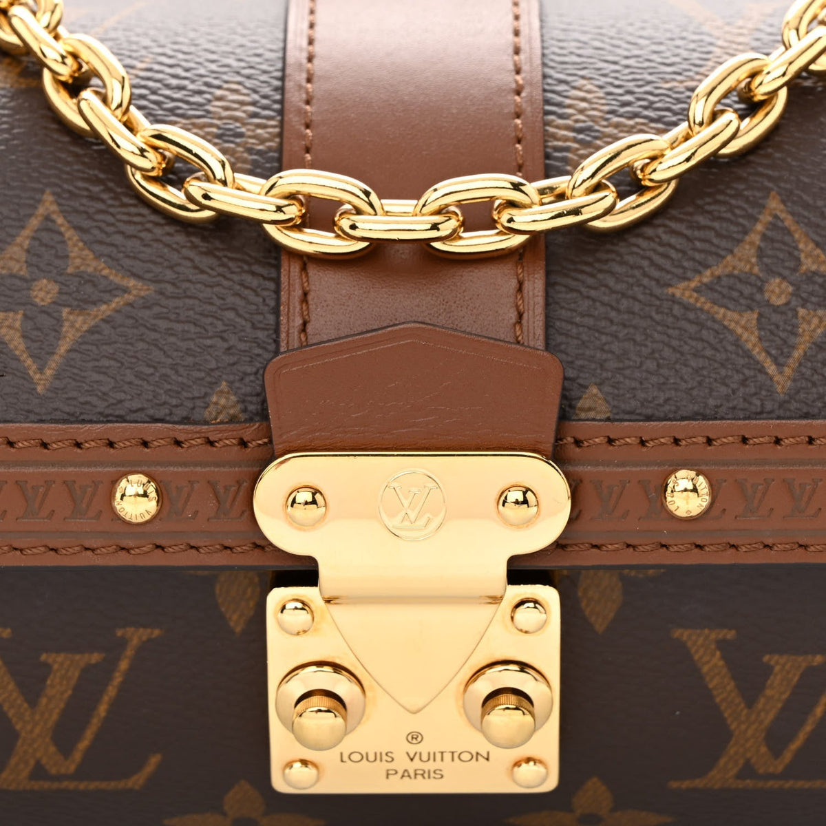 Louis Vuitton Papillon Trunk Handbag - Brown