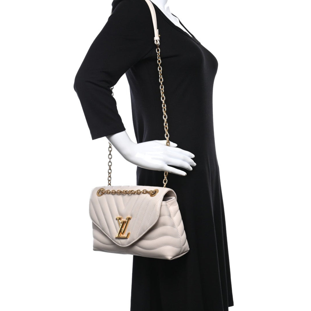Louis Vuitton New Wave MM Chain Bag - Ivory