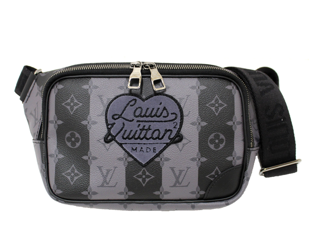 Louis Vuitton x NIGO Monogram Eclipse LV Heart Sling Bag - Black