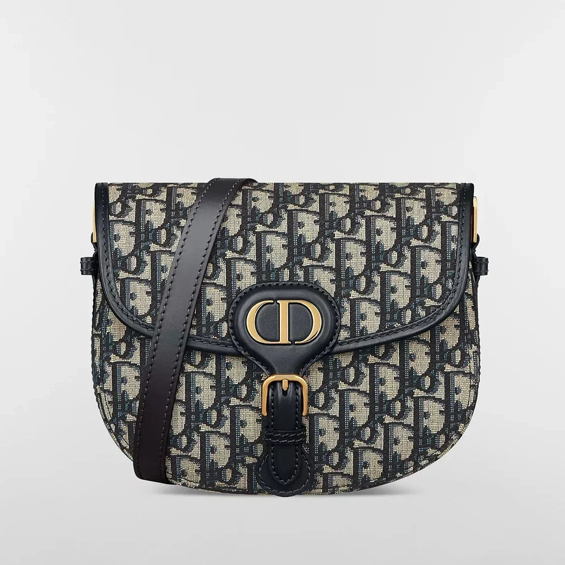 Dior Medium Dior Oblique Jacquard Bobby Bag - Blue