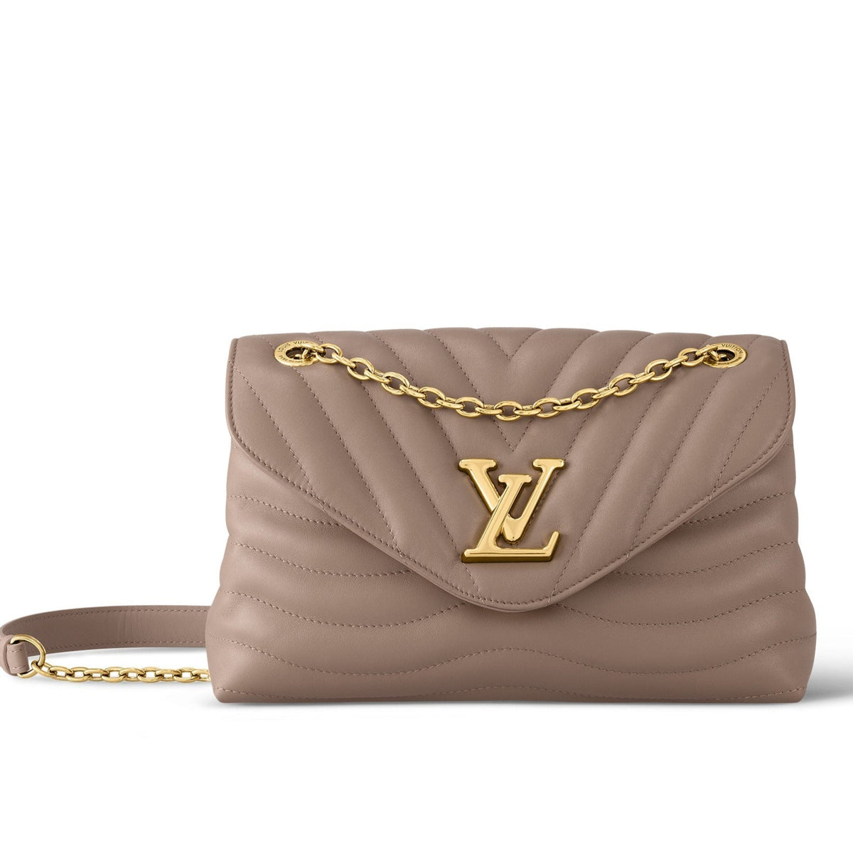 Louis Vuitton New Wave Chain Bag MM - Taupe