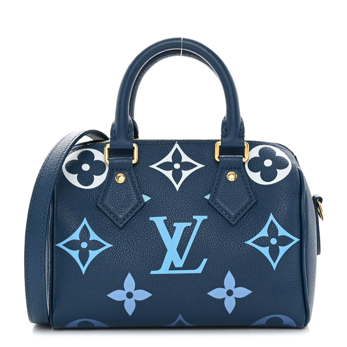Louis Vuitton Giant Speedy Bandouliere 20 Handbag - Blue