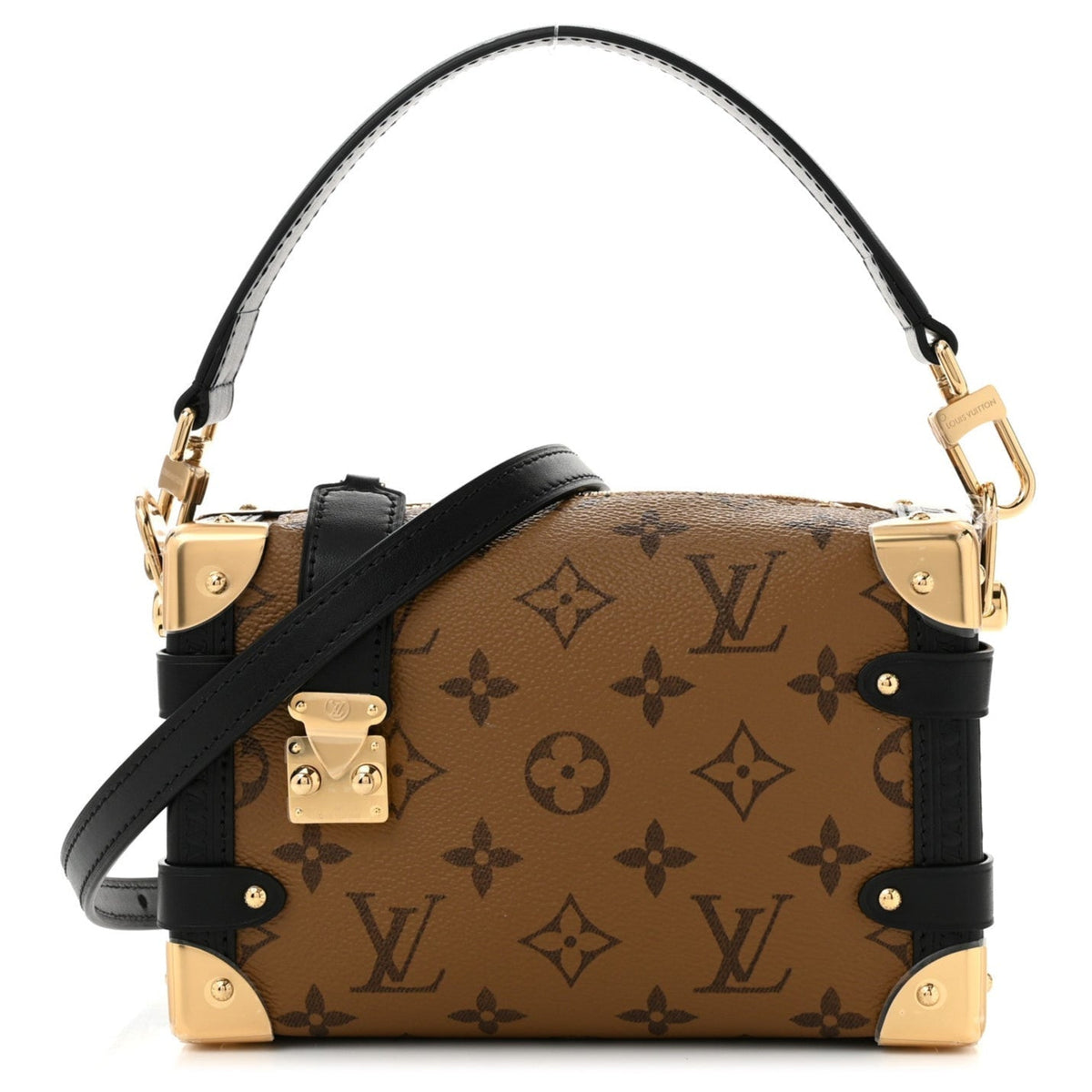 Louis Vuitton Reverse Monogram Side Trunk Bag - Brown