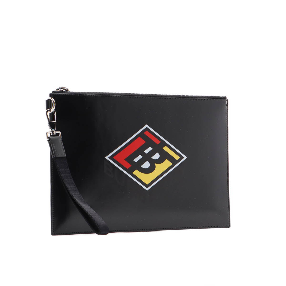 Gucci X Burberry Logo Print Clutch Pouch – Black