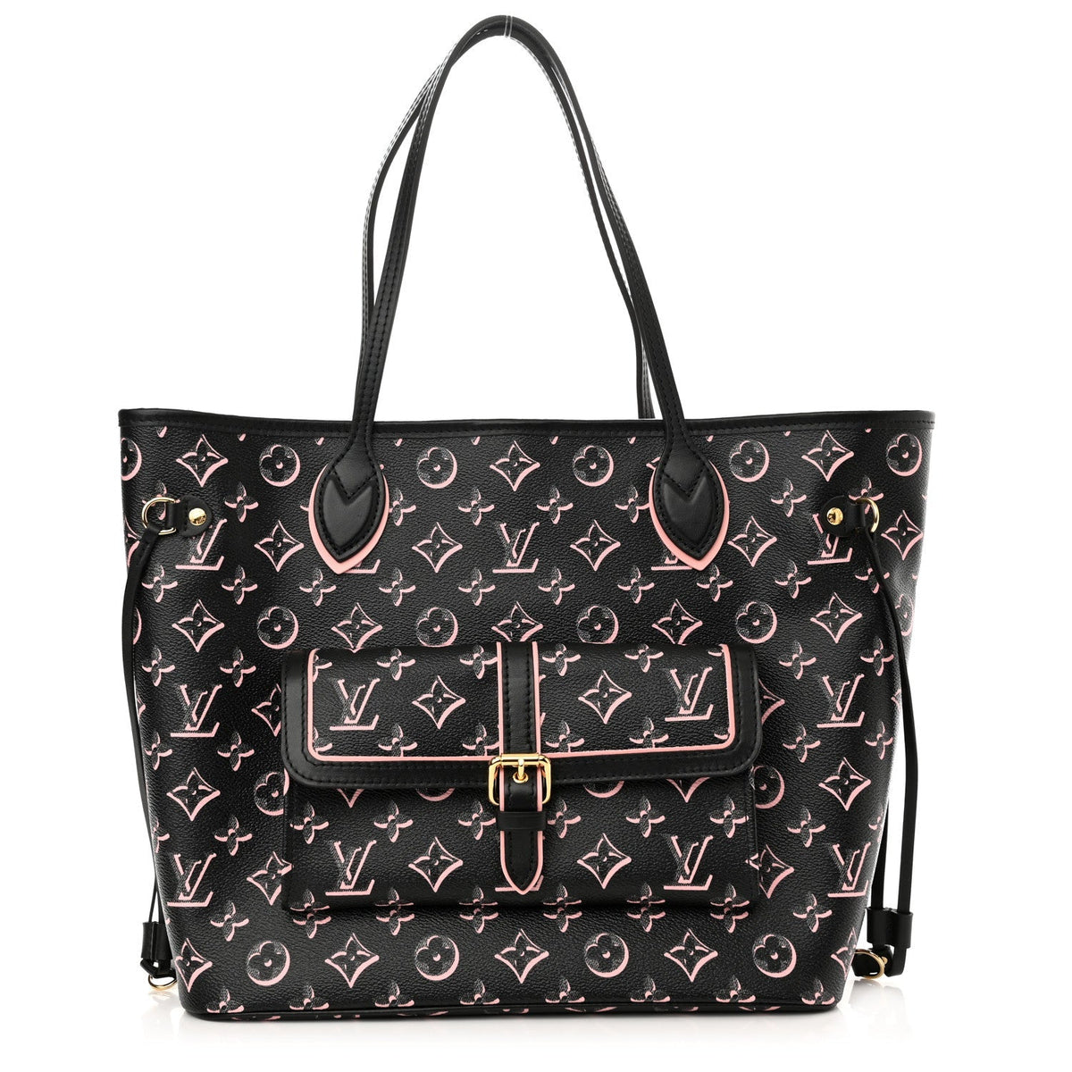 Louis Vuitton Monogram Fall For You Neverfull MM - Black