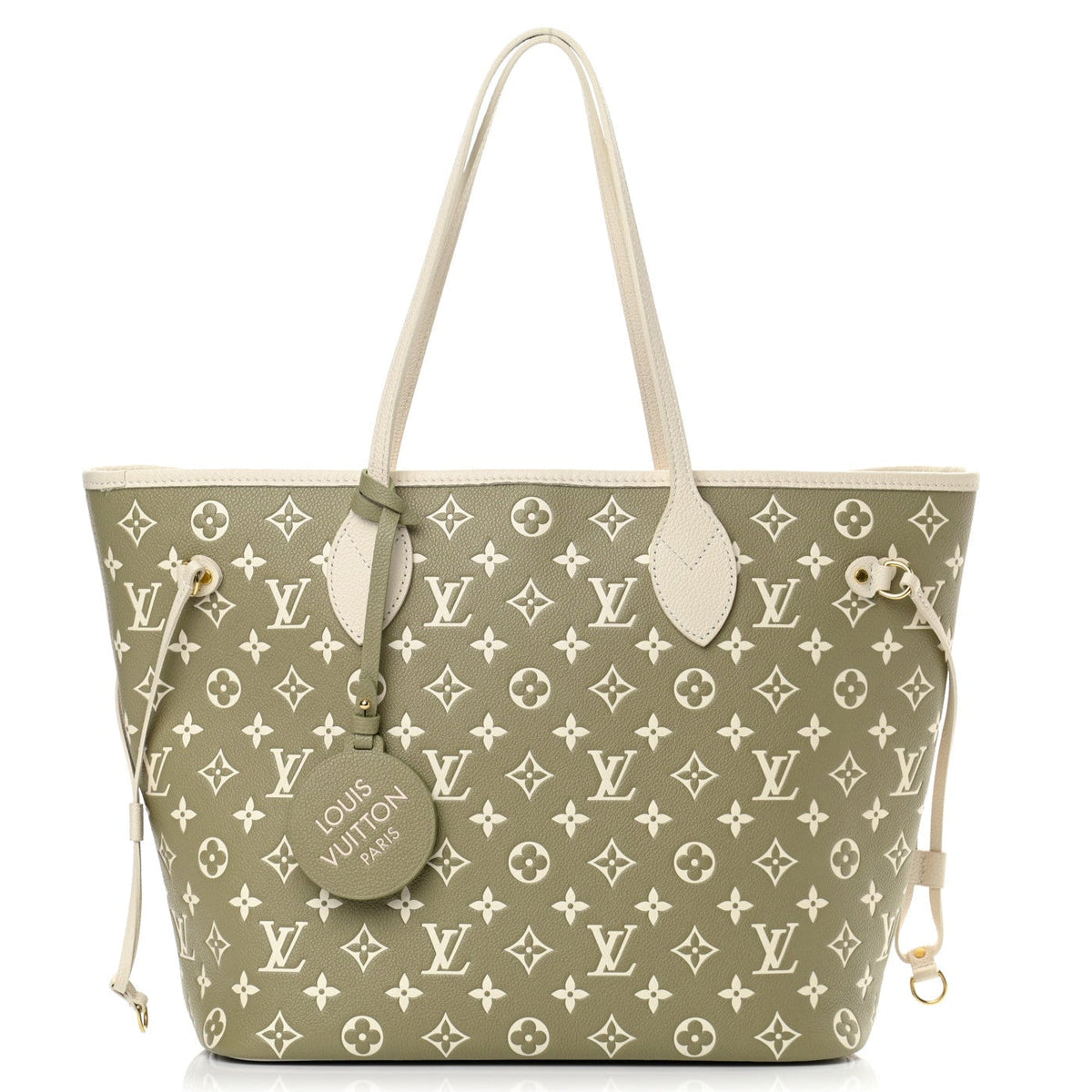 Louis Vuitton Spring In The City Neverfull MM - Khaki Beige Cream